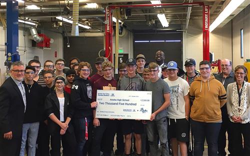 Anoka High School donation 